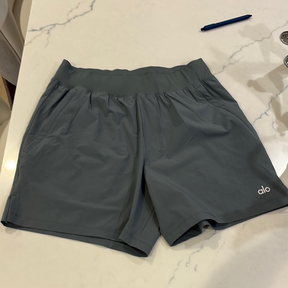 ALO Yoga Gray Athletic Shorts